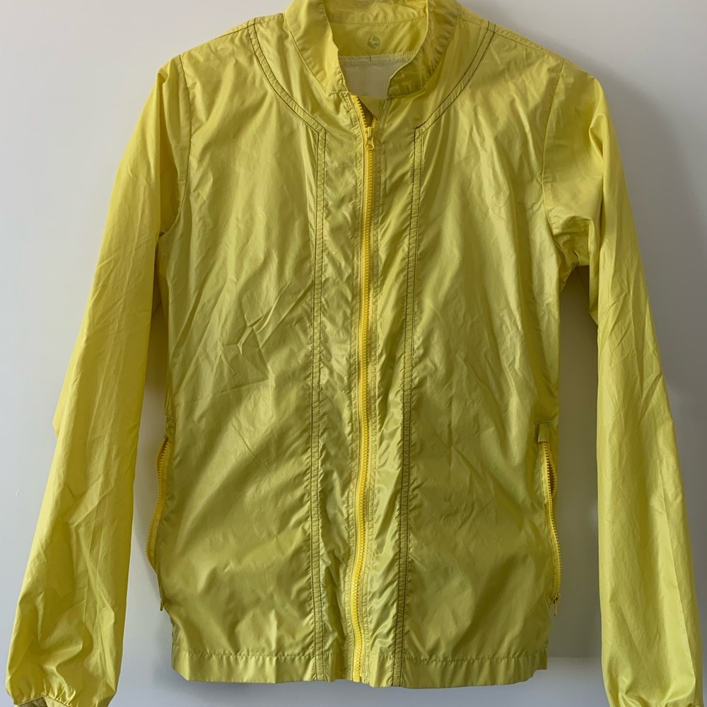 Yellow Oiselle Rain Jacket